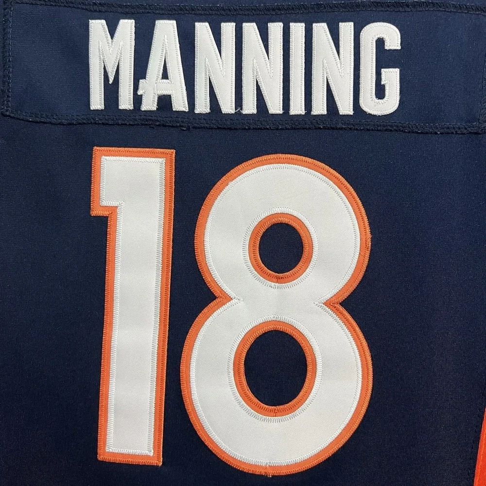 VINTAGE Peyton Manning Denver Broncos Women's M Blue Nike On Field Jersey